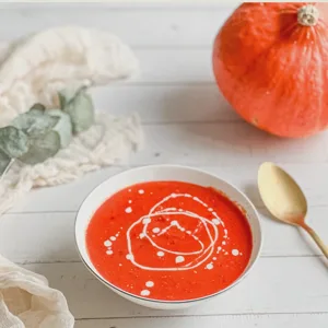 Kürbis-Rote-Bete-Suppe