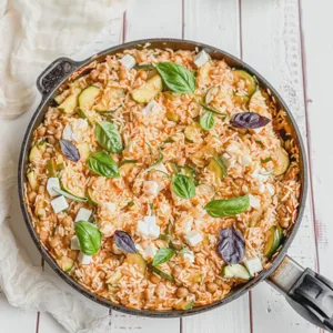Mediterrane Zucchinipfanne