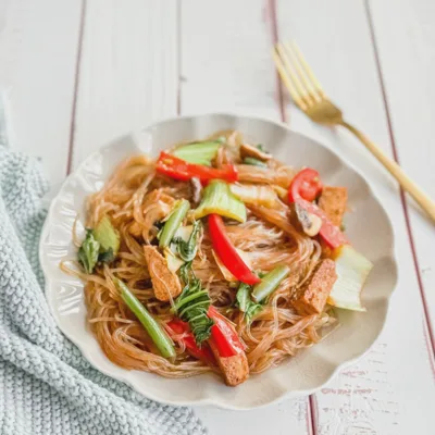 Hoi-Sin-Glasnudelpfanne