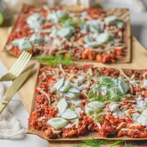 Pizza griechische Art