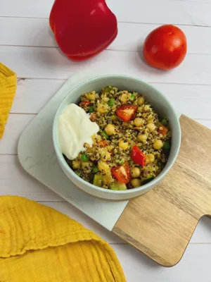 Quinoa-Kichererbsen-Pfanne