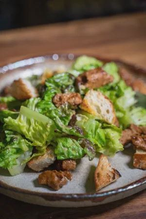 Ceasar Salad mit Seitanfilets