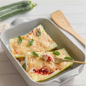 Gefüllte Zucchini