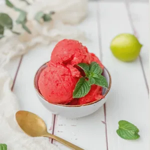 Wassermelonen-Erdbeer-Sorbet