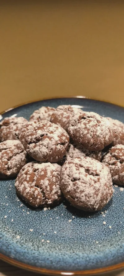 Nussnougatcreme-Crinkle-Cookies