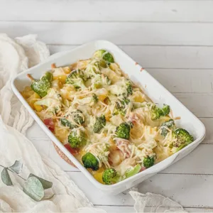 Veganes Kartoffelgratin mit Brokkoli – herzhaft & pflanzlich