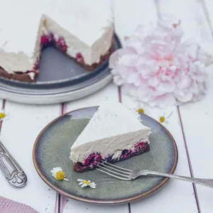 Himbeer-Kokos-Torte, no-bake