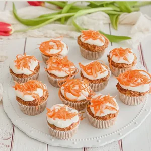 Karotten-Cupcakes