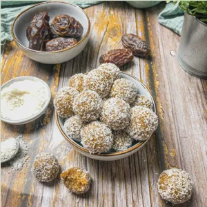 Orangen-Kokos-Energyballs