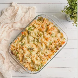Tortiglioni-Käse-Auflauf