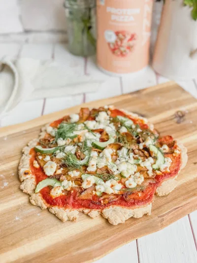 High-Protein-Gyros-Pizza