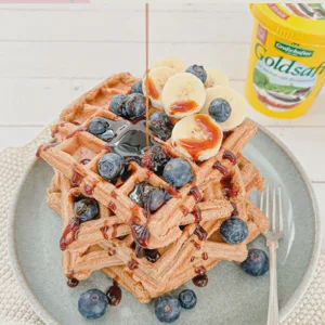 Vollwertige Waffeln