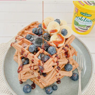 Vollwertige Waffeln