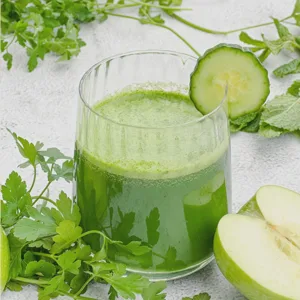 Green Juice – vitaler Powerdrink mit Gurke, Apfel & Spinat