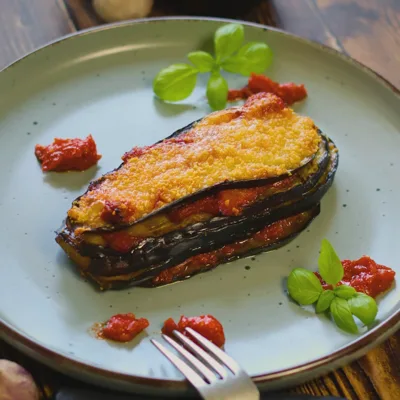 Auberginen-Lasagne