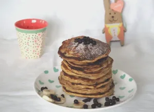 Gesunde Dinkel Pancakes mit Karotten