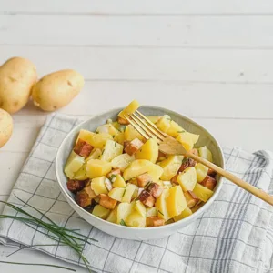 Kartoffelsalat mit Essig‑Öl‑Dressing – klassisch, leicht & vegan