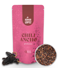 Ancho-Chili, geschrotet