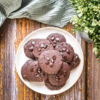Brownie-Cookies, zuckerfrei