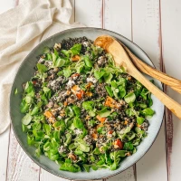 Herbstlicher Kürbis-Linsen-Salat