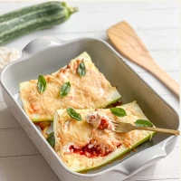Gefüllte Zucchini