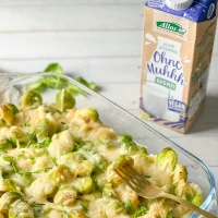 Gnocchi-Rosenkohl-Auflauf