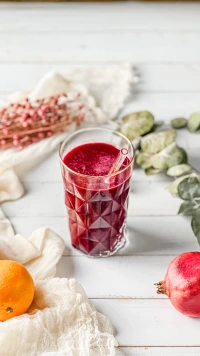 Rote-Bete-Granatapfel-Saft