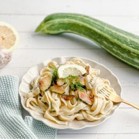 Rezeptbild: Zitronen-Zucchini-Nudeln