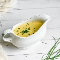 Vegane Senfsoße – der Klassiker für Kartoffeln & Gemüse