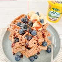 Vollwertige Waffeln