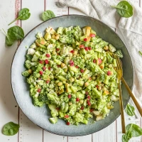 Apfel-Brokkoli-Blumenkohl-Salat
