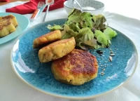 Rezeptbild: Kartoffel-Quinoa-Bratlinge