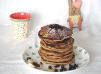 Gesunde Dinkel Pancakes mit Karotten