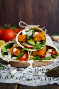Rezeptbild: Vischstäbchen Wraps