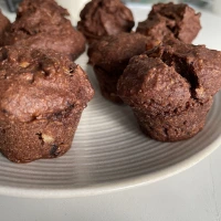 Rezeptbild: Schoko-Kaki-Muffins