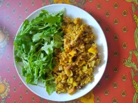 Rezeptbild: Buchweizen-Pfanne mit Rucola