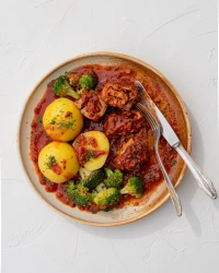 Vegane Seitan-Rouladen