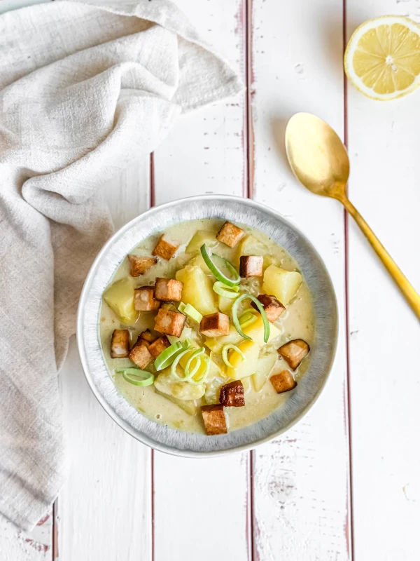 Cremige Lauchsuppe