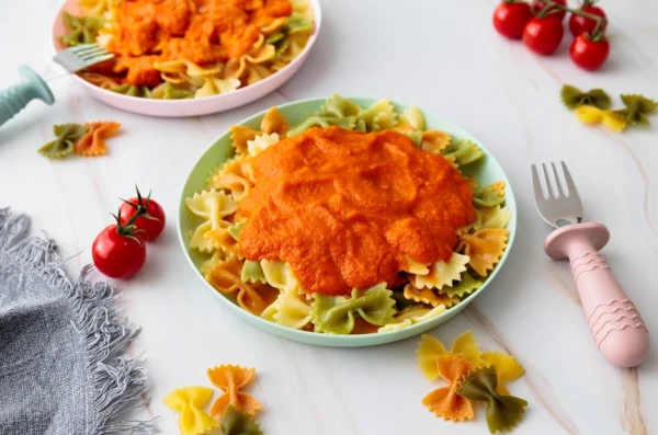 Rezeptbild: Cremige Tomatensoße mit verstecktem Gemüse
